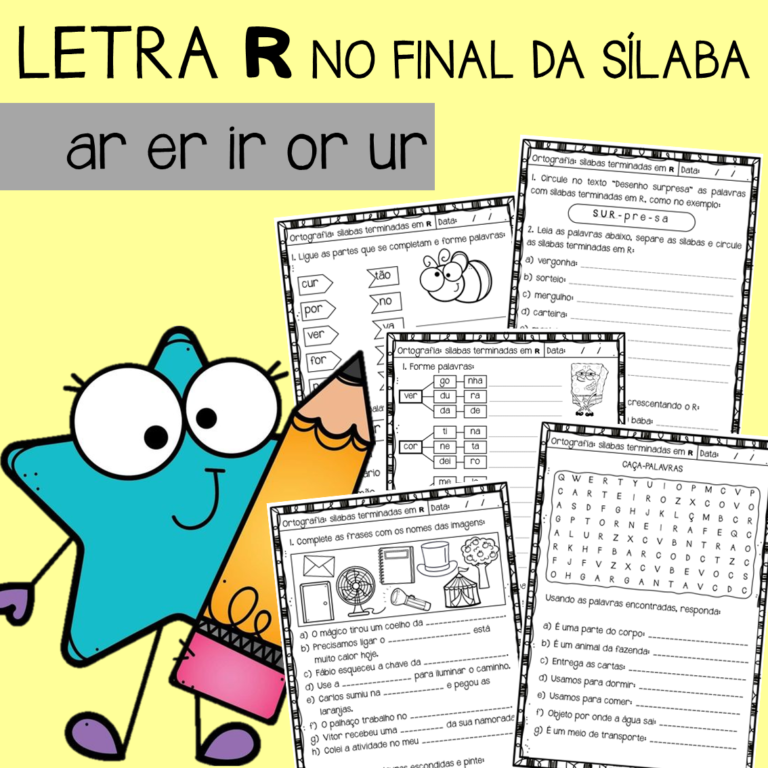 ORTOGRAFIA – R/S NO FINAL DA SÍLABA – Lojinha Criar Recriar Ensinar