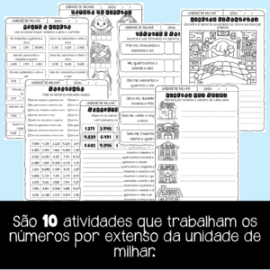 UNIDADE DE MILHAR - NÚMEROS POR EXTENSO - Imagem 2