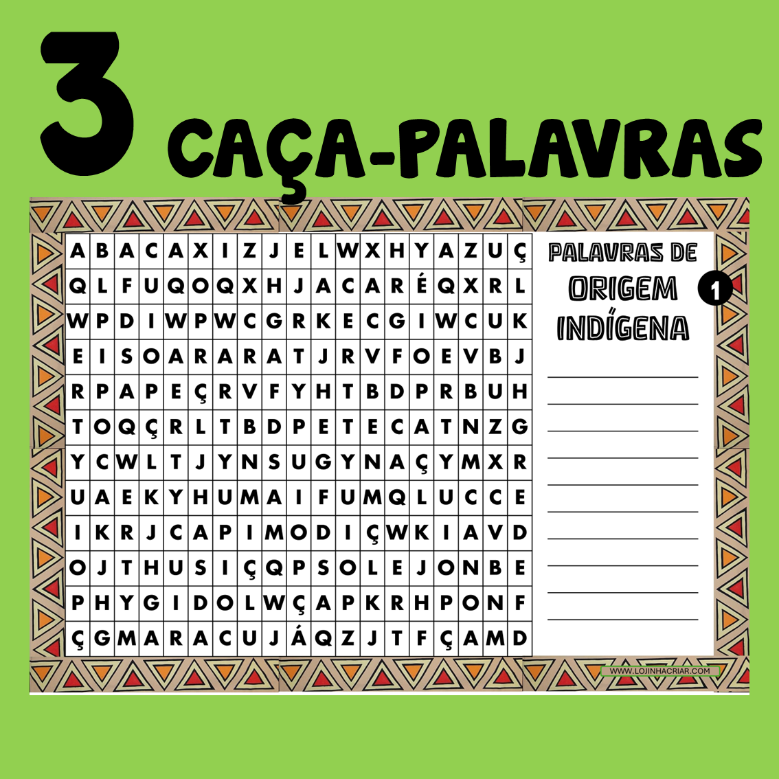 PALAVRAS DE ORIGEM INDÍGENA - Imagem 2